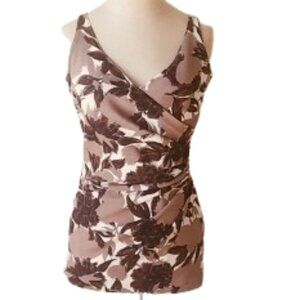 Catalina Vintage 50's 60's Tropical Tiki Floral Swimsuit Retro Pin Up 16